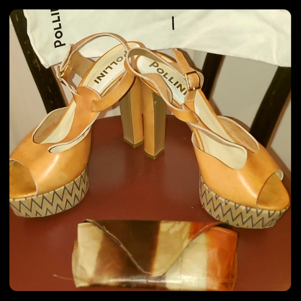 Pollini platform sandals